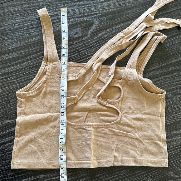 Free People Thea Skirt and Top Set in Sand Brown, Size Medium - Picture 11 of 13